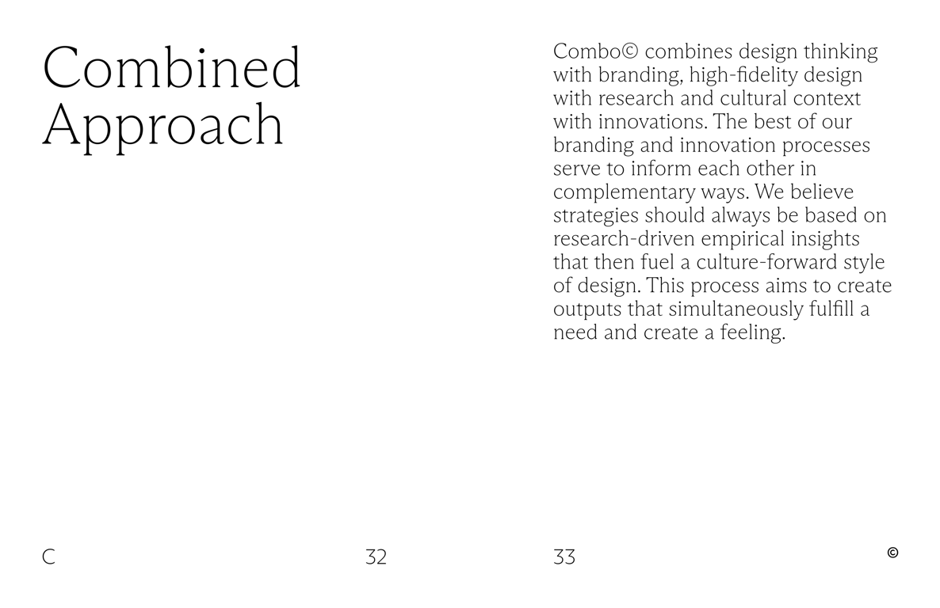 The Combo Process methodology