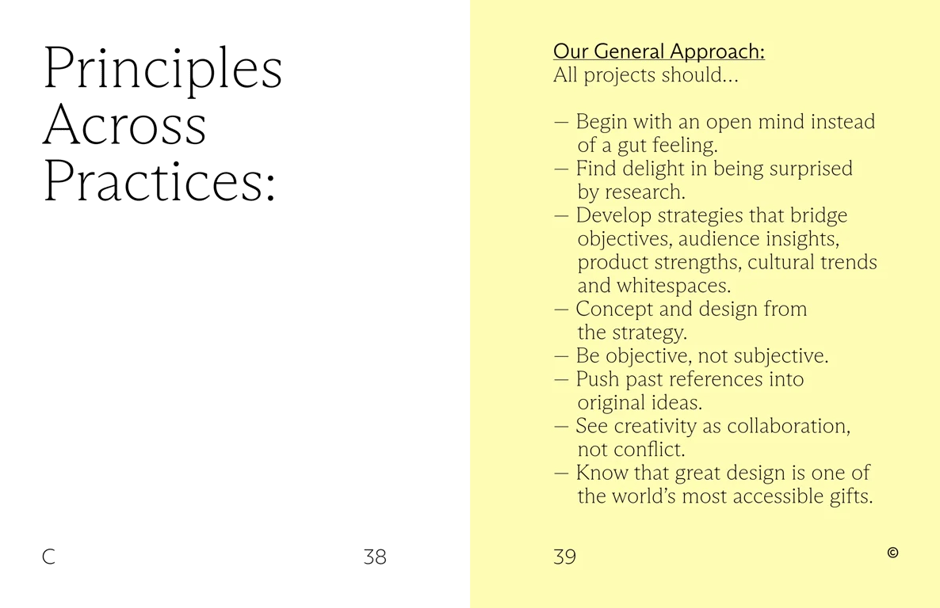 Approach to branding and connection