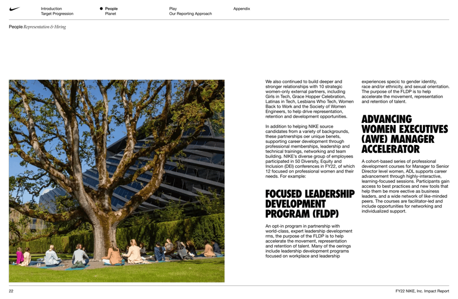 Leadership development and community spaces