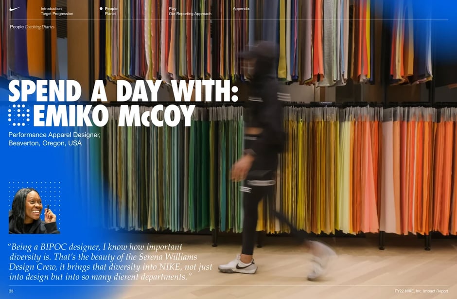 Emiko McCoy, Nike apparel designer and BIPOC advocate