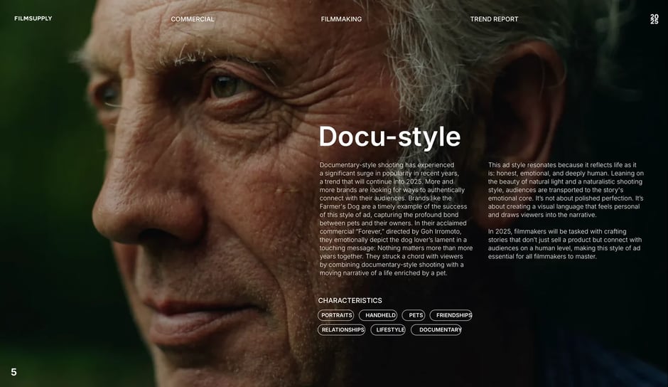 Documentary Style Storytelling in Commercials