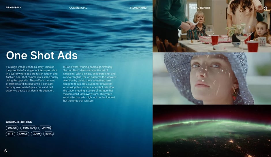 One Shot Ads Require Precision Choreography