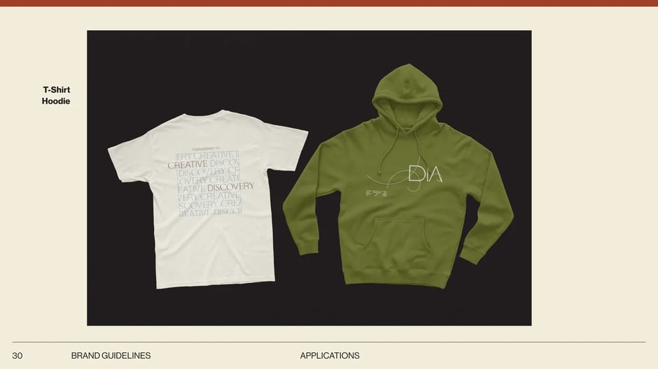 Merchandise t-shirt and hoodie