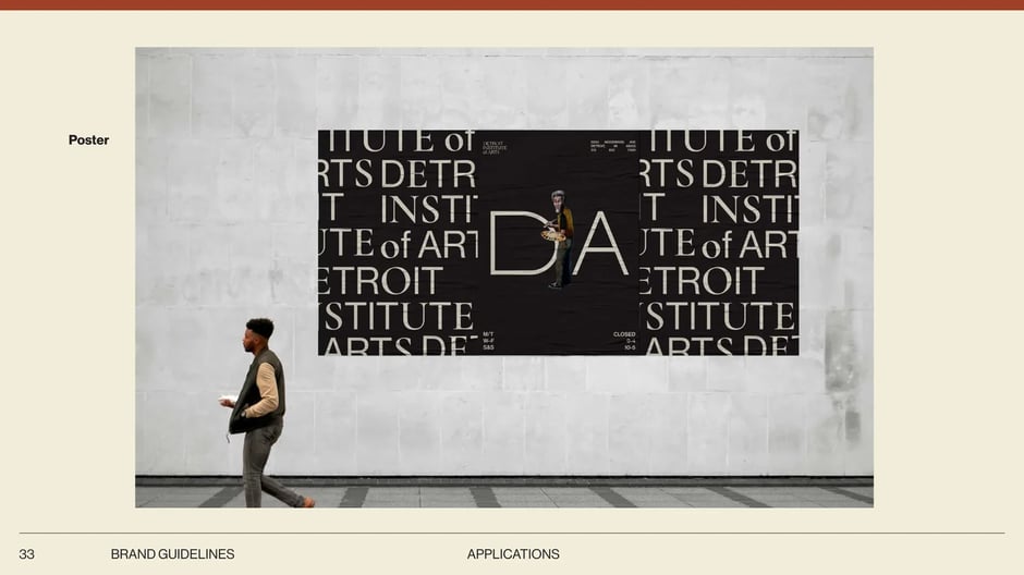 Large-scale exhibition poster design