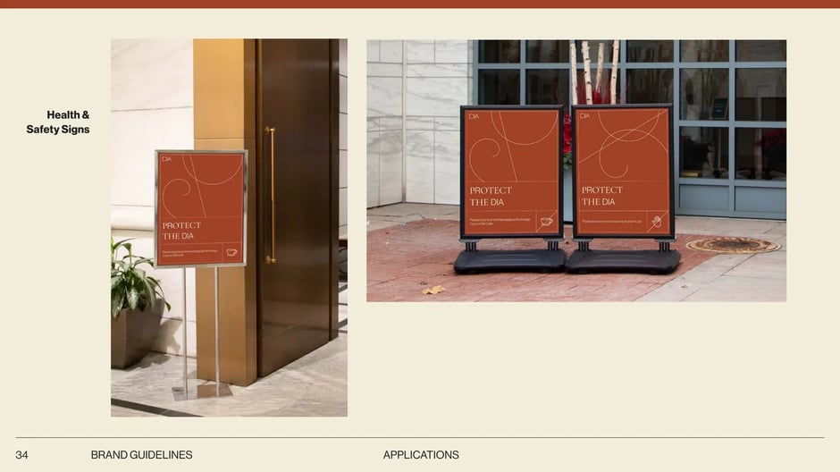 Wall signage and gallery labels