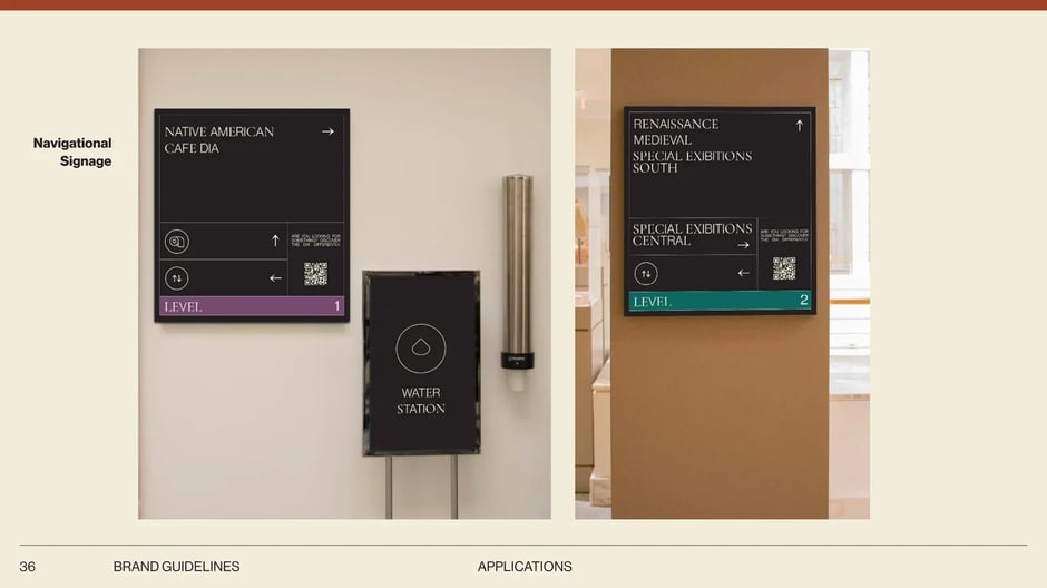 Exterior wayfinding and entrance