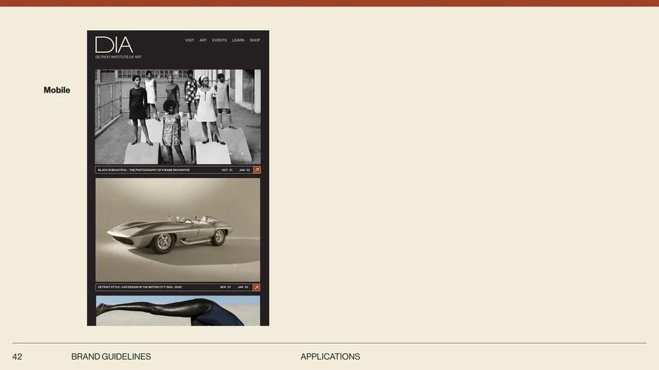 Mobile app interface and screens