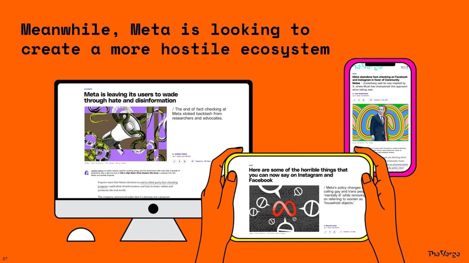 Meta Is Leaving Users to Wade Through Hate and Disinformation