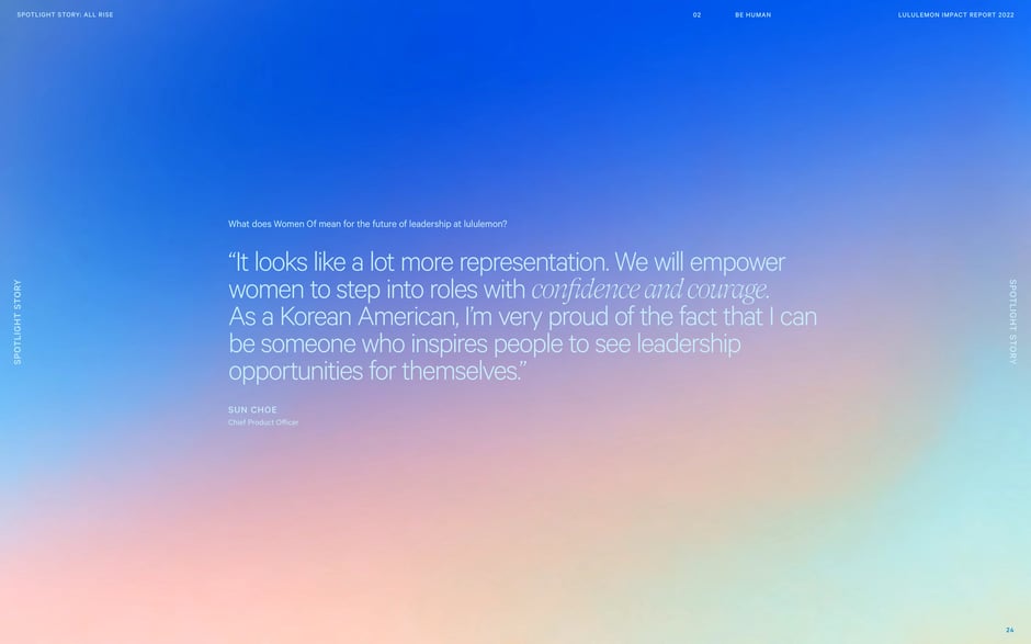 Sun Choe on representation and leadership