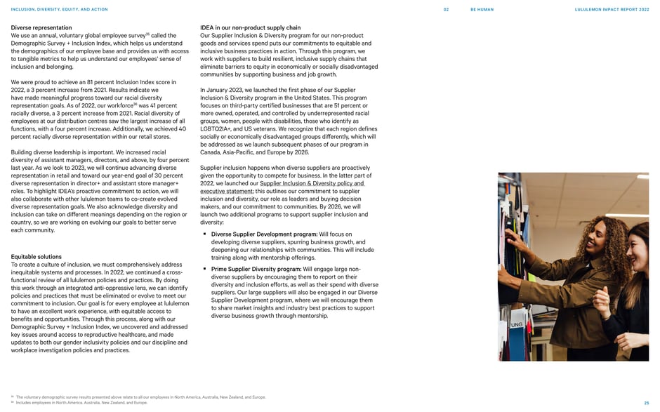 Diverse representation and supplier inclusion