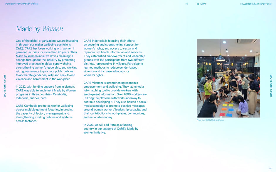 Made by Women: CARE partnership