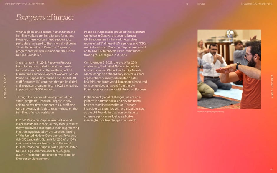 Four years of impact