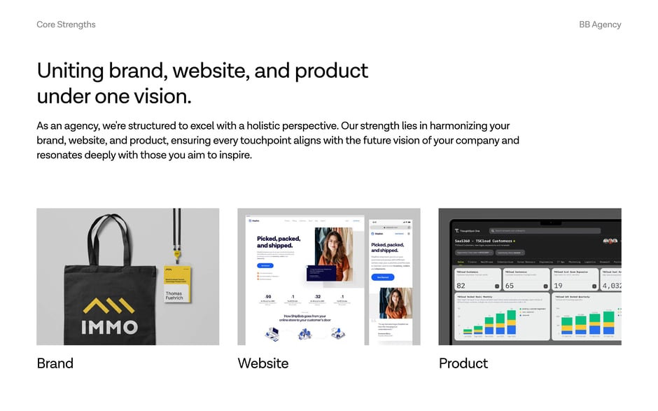 Uniting brand, website, and product under one vision