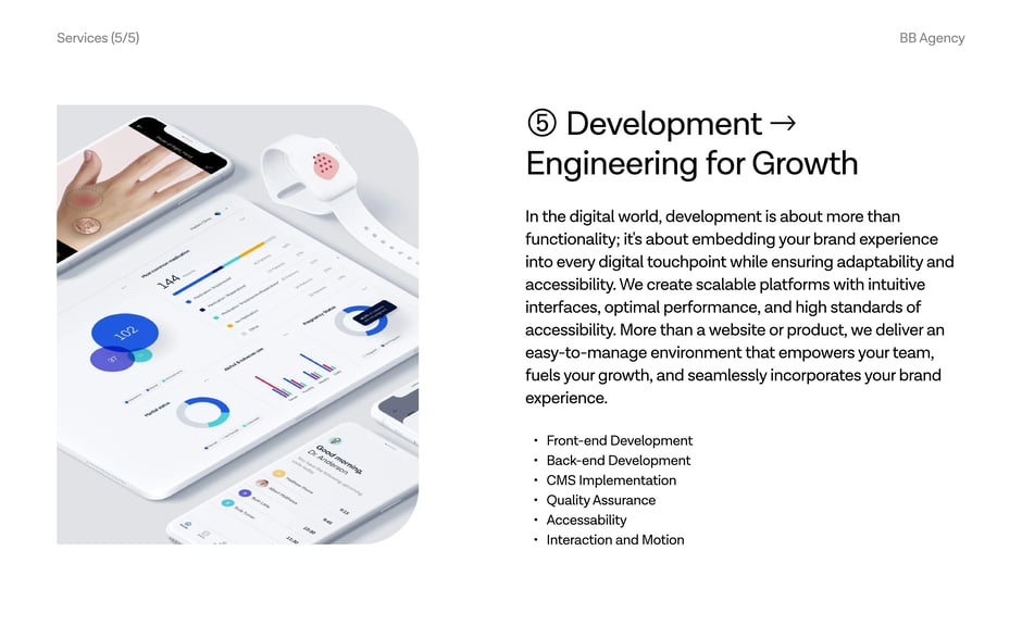 Development → Engineering for growth