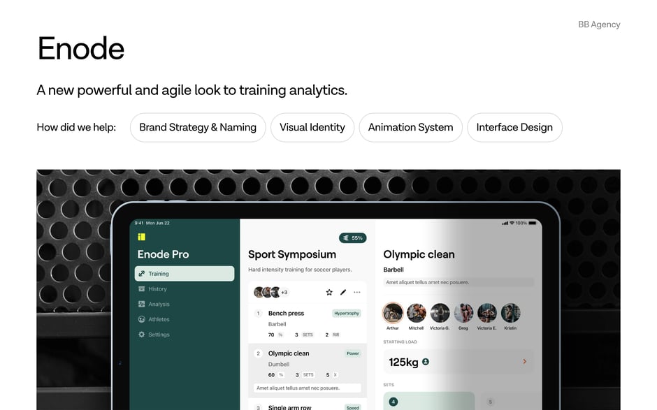 Enode: a new, powerful look to training analytics