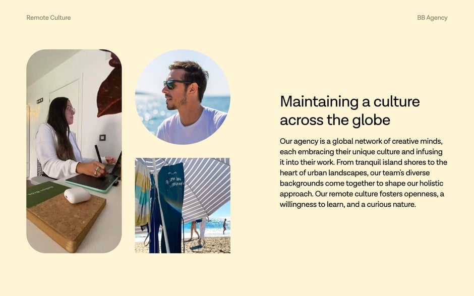 Maintaining a culture across the globe