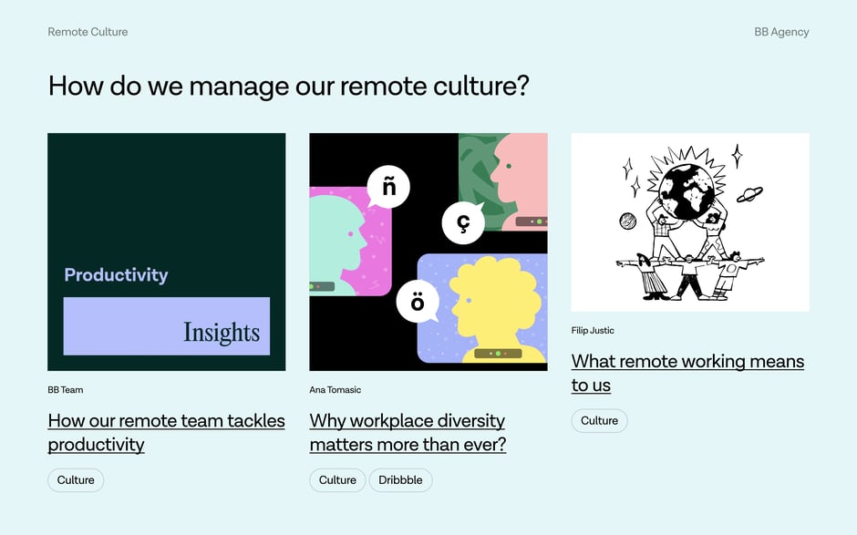 How do we manage our remote culture?