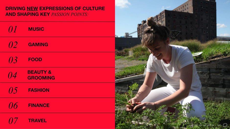 Seven passion points shaping culture: music, gaming, food and more