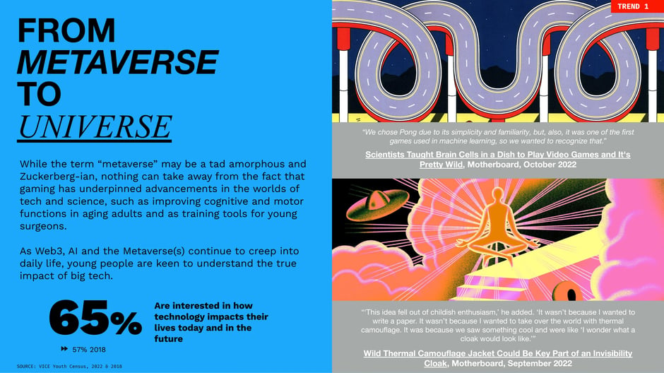 From metaverse to universe