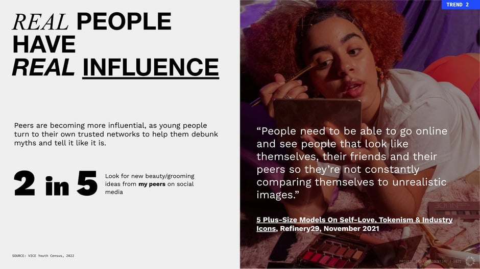 Real people have real influence