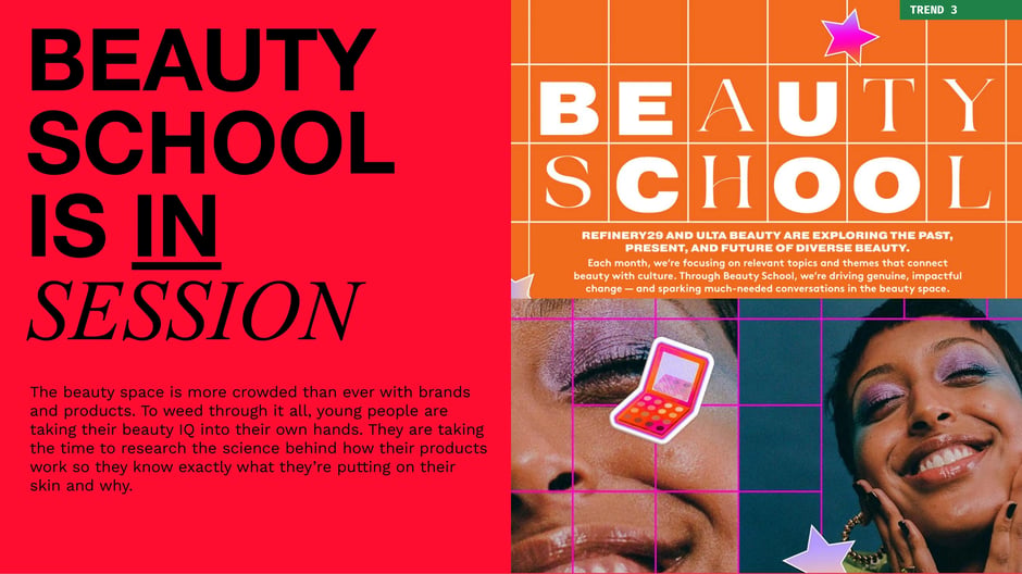 Beauty school is in session