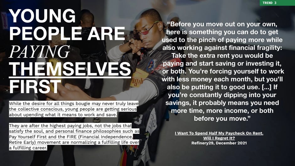 Young people are paying themselves first