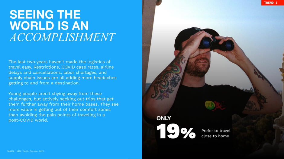 Seeing the world is an accomplishment
