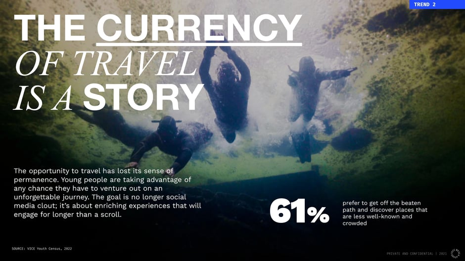 The currency of travel is a story