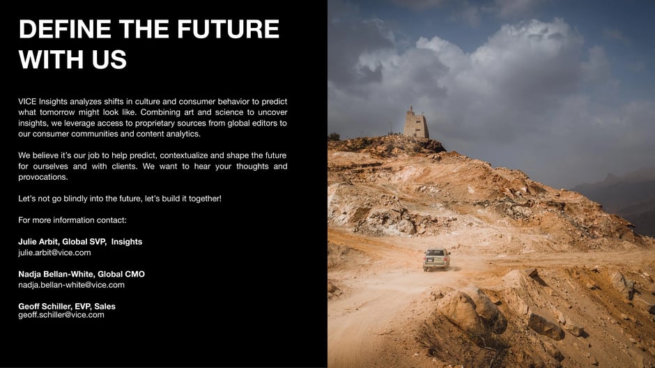 VICE Media Group Define the future with us