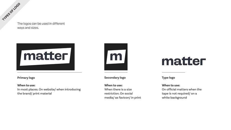 Guidelines for Logo Types and Usage