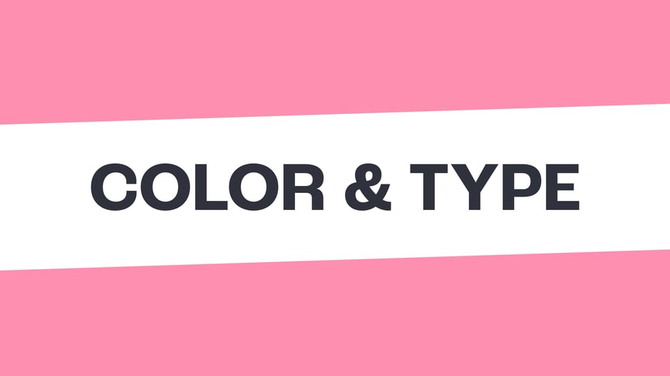Color and Typeface Guidelines