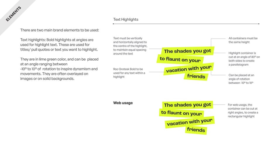 Using Text Highlights in Branding