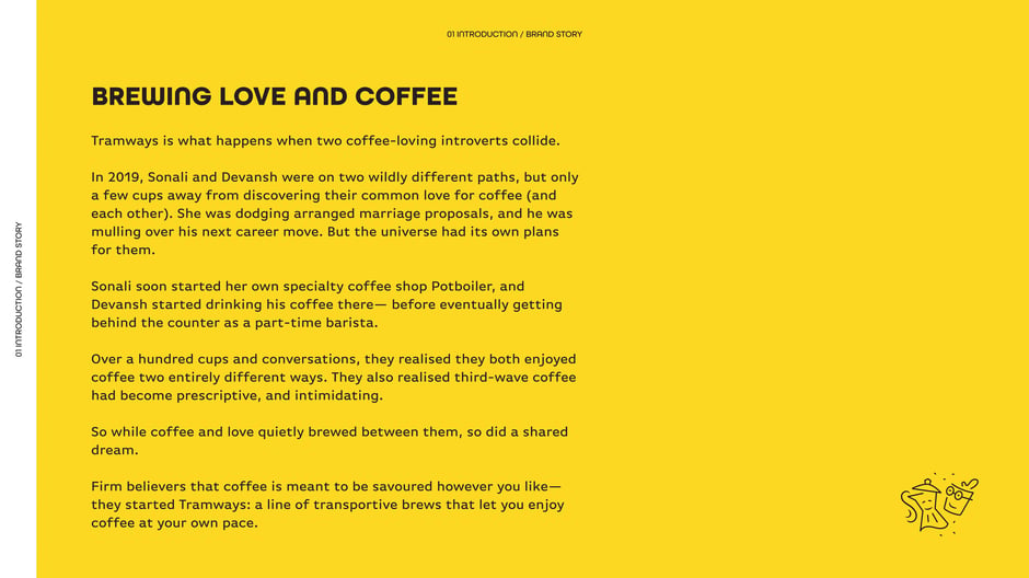 Brewing love and coffee