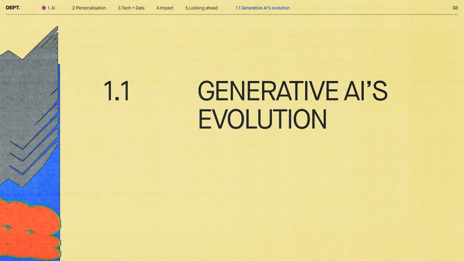 1.1 GENERATIVE AI'S EVOLUTION