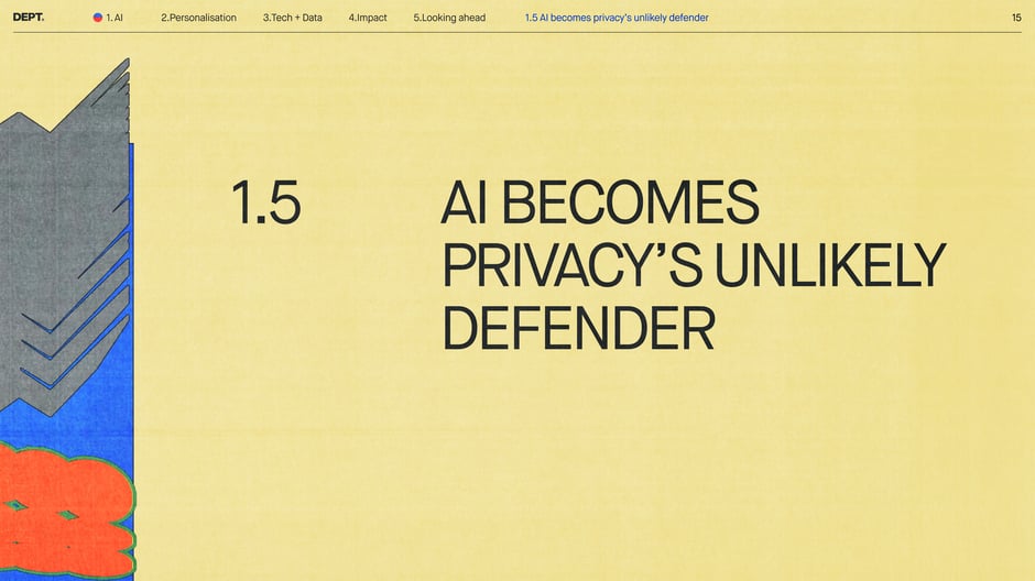 AI can both threaten and defend data privacy