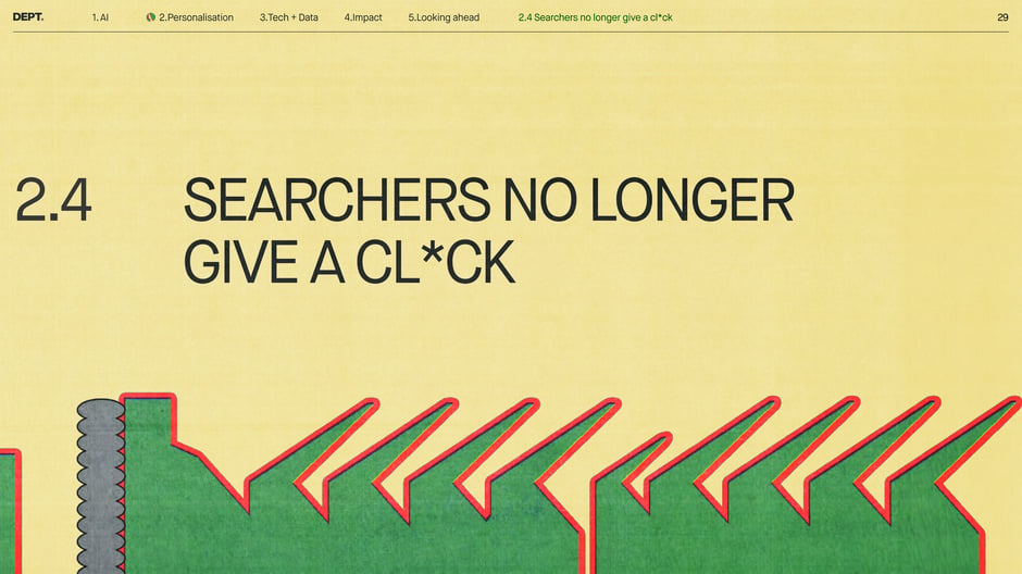 Searchers no longer give a cl*ck