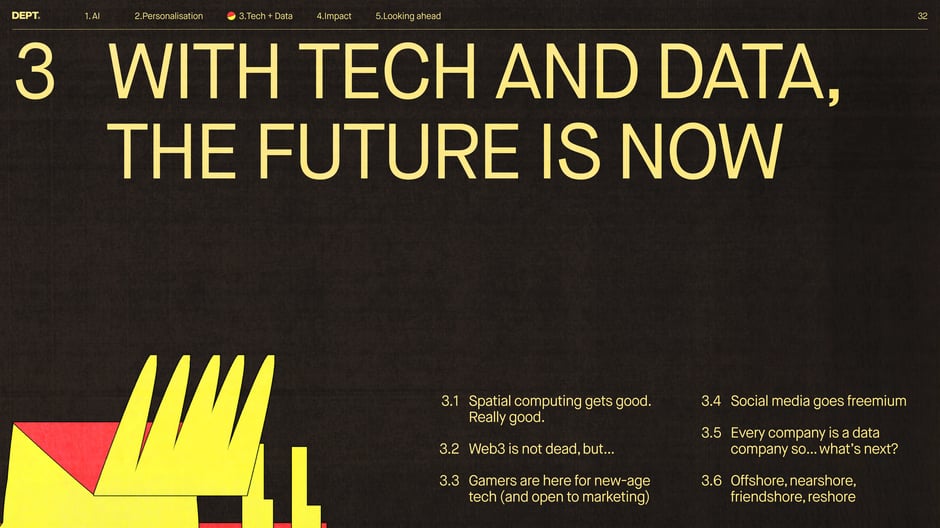 With tech and data, the future is now