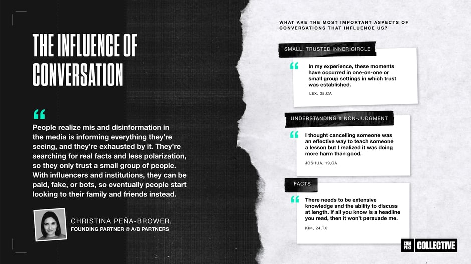 The Influence of Conversation
