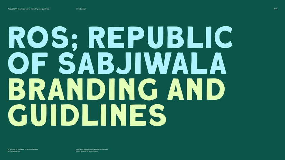 Republic of Sabjiwala Brand Guidelines 2024