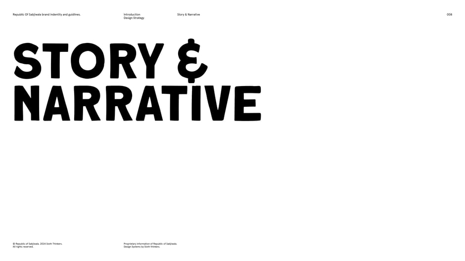 Section header that introduces a detailed narrative breakdown