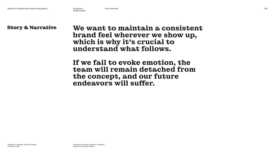 Maintain a consistent brand feel