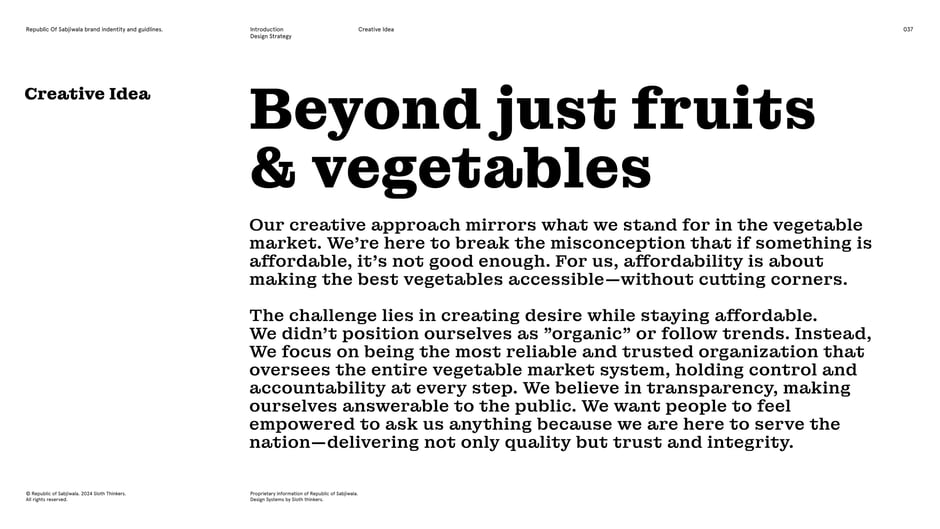 Beyond just fruits & vegetables