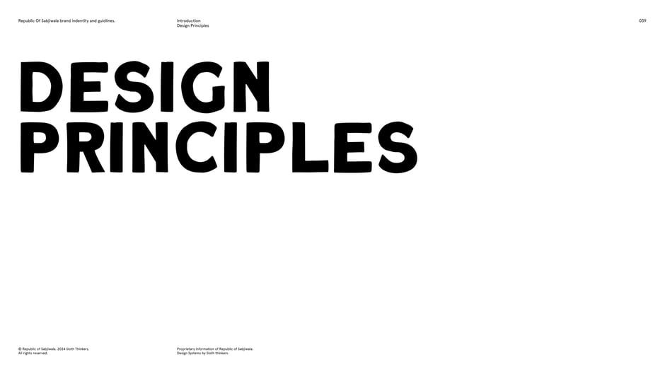 Section header introducing four actionable principles that will guide