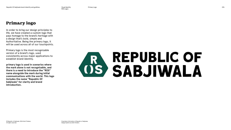Primary logo : emblem with full wordmark