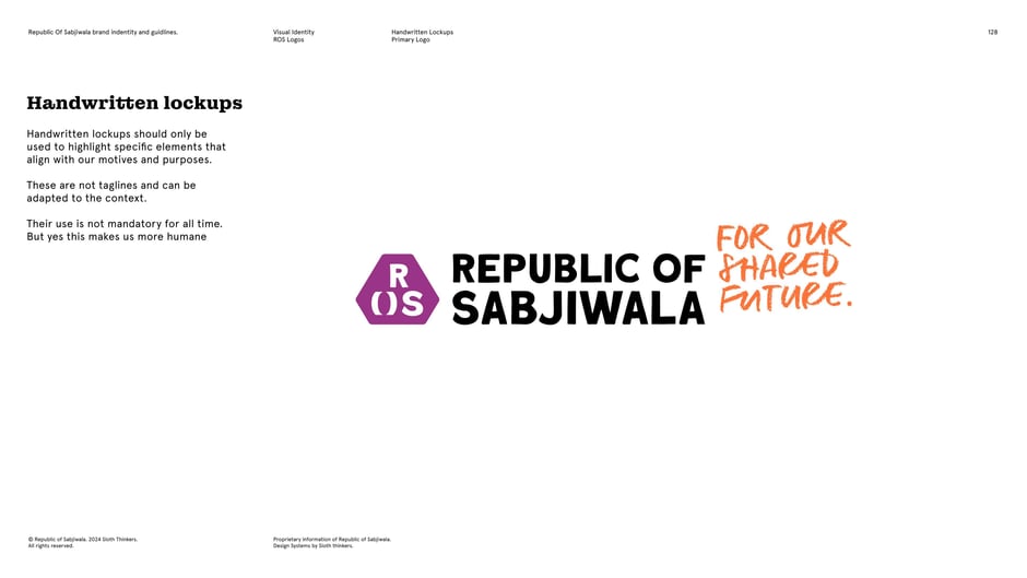 Primary logo with 'For our shared future' lockup
