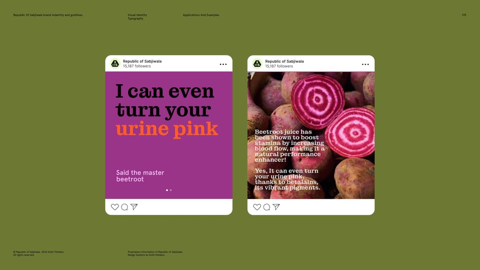 Editorial social posts : playful headlines and facts