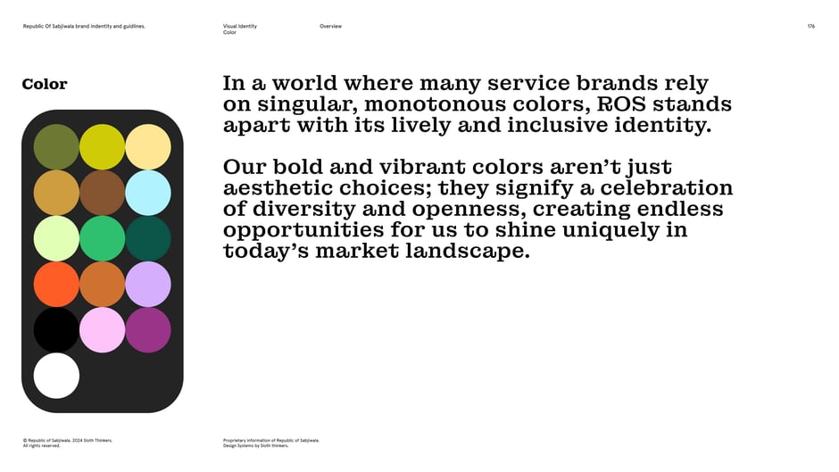 Color as identity: vibrancy and inclusivity