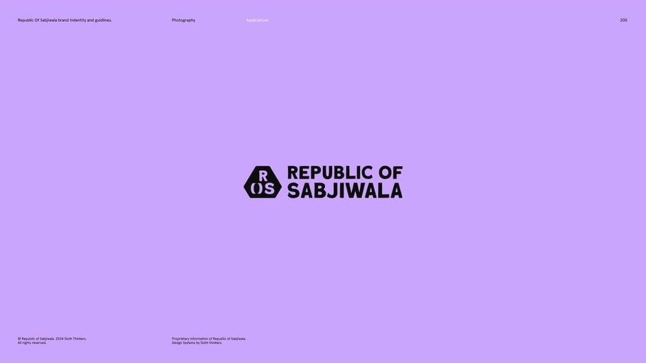 Republic of Sabjiwala logo lockup