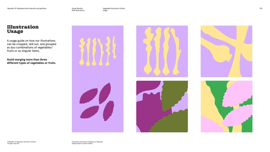 Illustration usage : color and framing