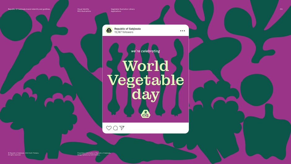 World Vegetable Day social post
